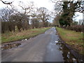 Minor road towards Tuddenham