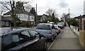 Parked cars on Cranbourne Drive