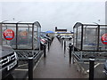 Tesco Leigh Car Park on a wet day