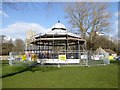 SZ1592 : Christchurch: bandstand on Christchurch Quay by Jonathan Hutchins