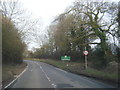 B4009 at Buckinghamshire county boundary