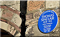 J3474 : Thomas Sinclair plaque, Belfast (March 2016) by Albert Bridge