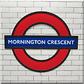 Mornington Crescent tube station - roundel