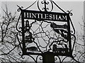 Village sign, Hintlesham