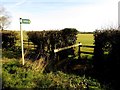 A stile on the footpath