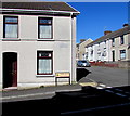 Monolingual and bilingual street name signs, Rice Street, Llanelli