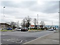 Roundabout with trees on Field End Road