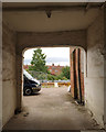 View from the front to the back of 18th-century Northgate Street, Warwick