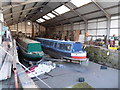 Dry dock at Diglis Basin, Worcester