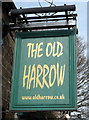 Sign for the Old Harrow Inn, Grenoside