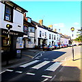 Zebra crossing, High Street, Caerleon