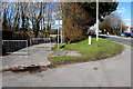 Metal barriers across a footpath and cycleway, Halfway, Llanelli