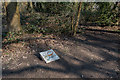 Age UK Plaque in Oakwood Park, London N14