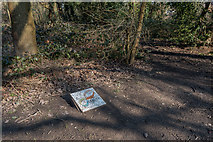TQ2995 : Age UK Plaque in Oakwood Park, London N14 by Christine Matthews