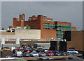 Rooftops over the Mander Centre in Wolverhampton