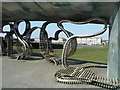 TQ0301 : Curly-wurly seating on Littlehampton seafront by Rob Farrow