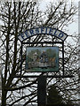 TM0682 : Fersfield Village sign by Geographer