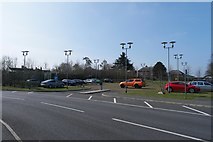 TF2424 : Johnson Community Hospital: Staff car park by Bob Harvey