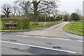 Farm entrance off the Stonehill Road