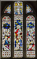 Stained glass window, St Swithin