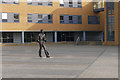 SU9850 : Alan Turing statue, Guildford University by Alan Hunt
