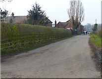 SK6644 : Old Main Road at Bulcote Farm by Mat Fascione