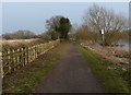 Public bridleway towards Gunthorpe Bridge