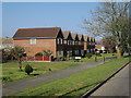 Houses on Otterham Quay Lane