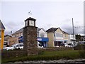 Clock tower and wind vane, Perranporth