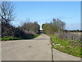 Farm road parallel to Thanet Way (A299)