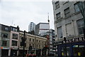 View of new buildings in Aldgate from Osborn Street