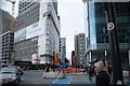 View along Whitechapel High Street towards Aldgate