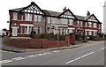 Row of six houses, Risca Road, Newport