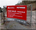 SO5916 : Residential development site for sale board, Lower Lydbrook by Jaggery