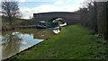 Canal boat at bridge 36