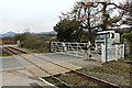 Level crossing gates closed