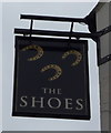 Sign for the Shoes public house, Newmarket