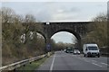 Railway bridge over A30 east of Hayle