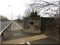 Pillbox on the pavement