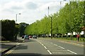 Staines Road East passing Kempton Park Racecourse