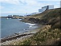 NT7375 : Skateraw Harbour and Torness Nuclear Power Station by Oliver Dixon