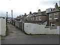 The service lane for houses in Channel View and Alexandra Road