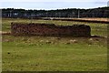 Water filled tank in field