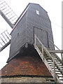 SP9952 : A close-up view of Stevington Windmill by M J Richardson