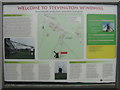 SP9952 : Information board for StevingtonWind mill by M J Richardson