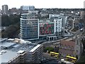 Bournemouth: the Hilton Hotel from the balloon