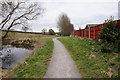 Opencast Way alongside Bottesford Beck