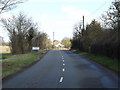 Entering Pettaugh on Ipswich Way