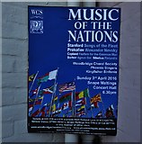 TM4656 : Aldeburgh High Street: Forthcoming concert poster by Michael Garlick