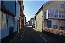 TM4656 : Aldeburgh; King Street leading to the High Street by Michael Garlick